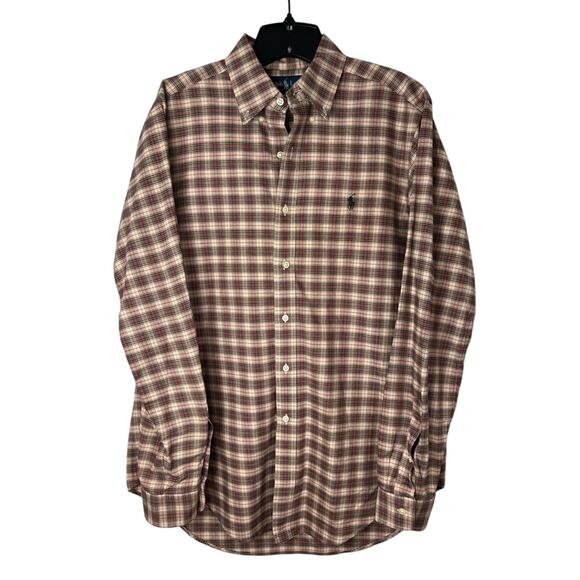 Ralph Lauren Other - Ralph Lauren Classic Fit Long Sleeve Plaid Cotton Button Down Top